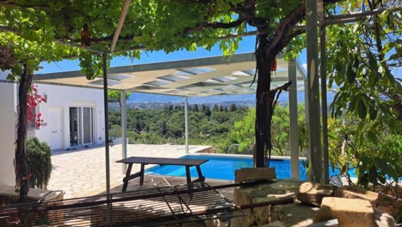 Kampia Kreta: Öko-Luxus-Villa mit 3 Schlafzimmern in Kambia, autarkes Paradies mit Pool und Meerblick Haus kaufen